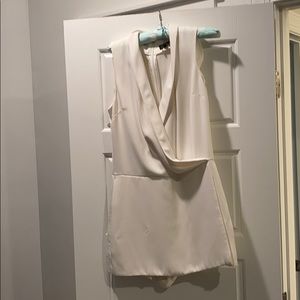 Topshop white short romper